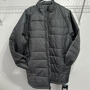 Under Armour Mens lightweight grey jacket Sz Medium M